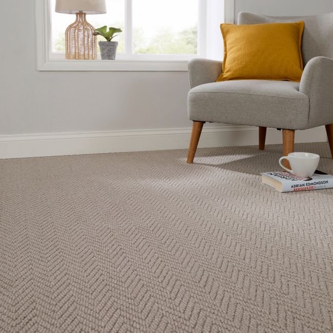 Resilience Mouse Herringbone Loop Carpet