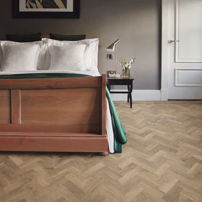 Karndean Art Select Salon Oak Parquet AP08 Luxury Vinyl Flooring