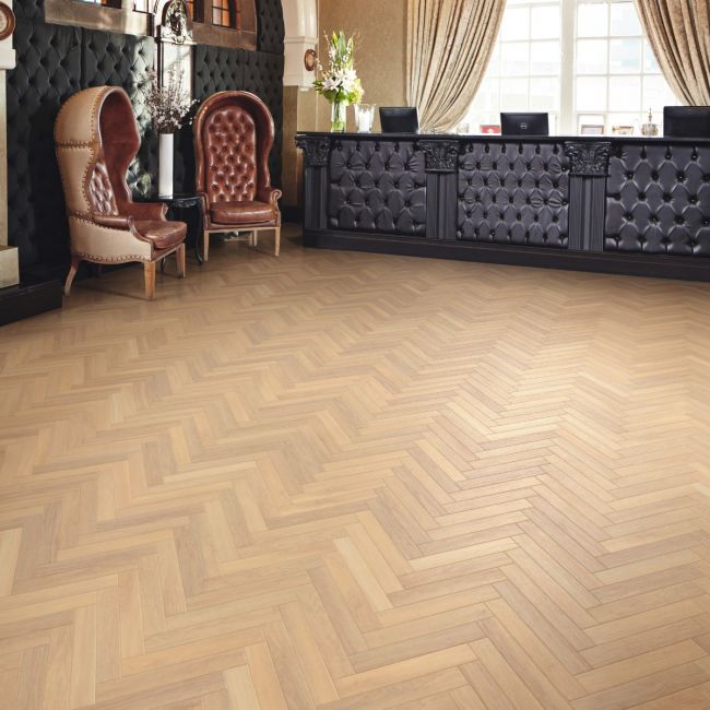 Karndean Art Select Savannah Oak Parquet SM-RL23 Luxury Vinyl Flooring