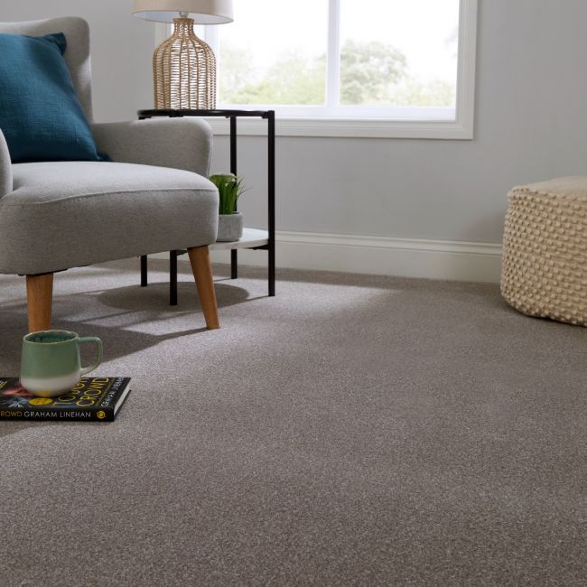 Saxonia Coal Deep Pile Carpet
