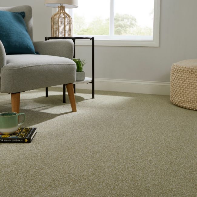 Saxonia Pistachio Deep Pile Carpet