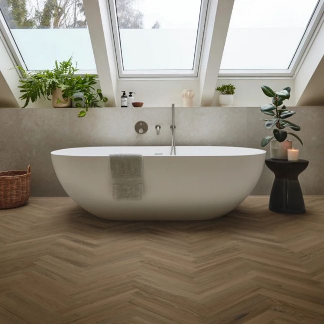 Karndean Knight Tile Herringbone Duxbury Acacia SM-KP161