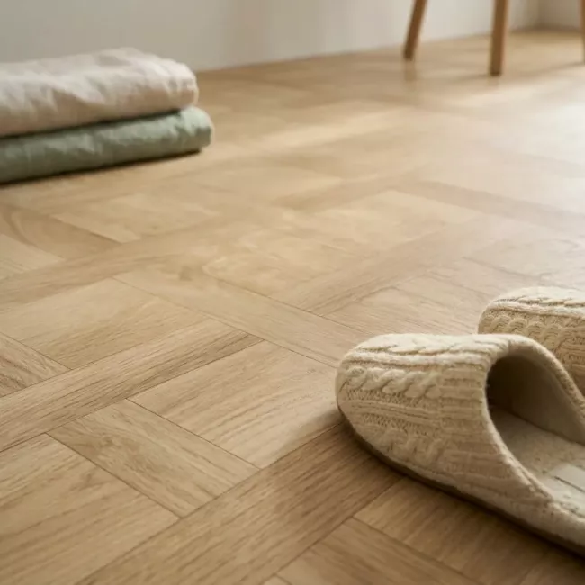 Spectrum Chellington Oak Parquet Sheet Vinyl Flooring