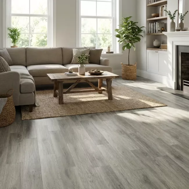 Spectrum Tadlow Grey Aged Oak Sheet Vinyl Flooring