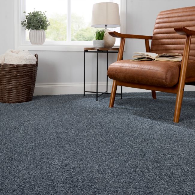 Splendour Airforce Deep Pile Saxony Carpet