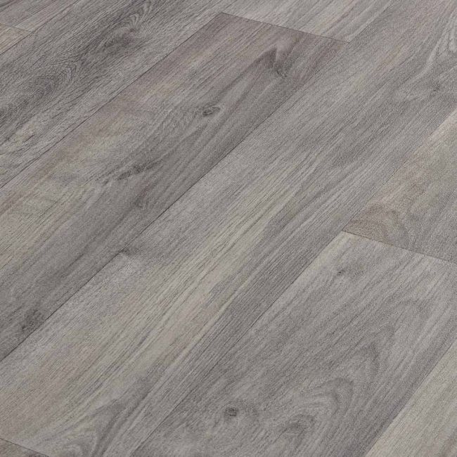 Light Grey Atlas Tavel 581 Foam Backed Cushioned Vinyl Flooring Sheet Lino For Living Rooms And Bathrooms