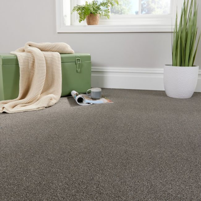 Walkover Greige Twist Pile Carpet