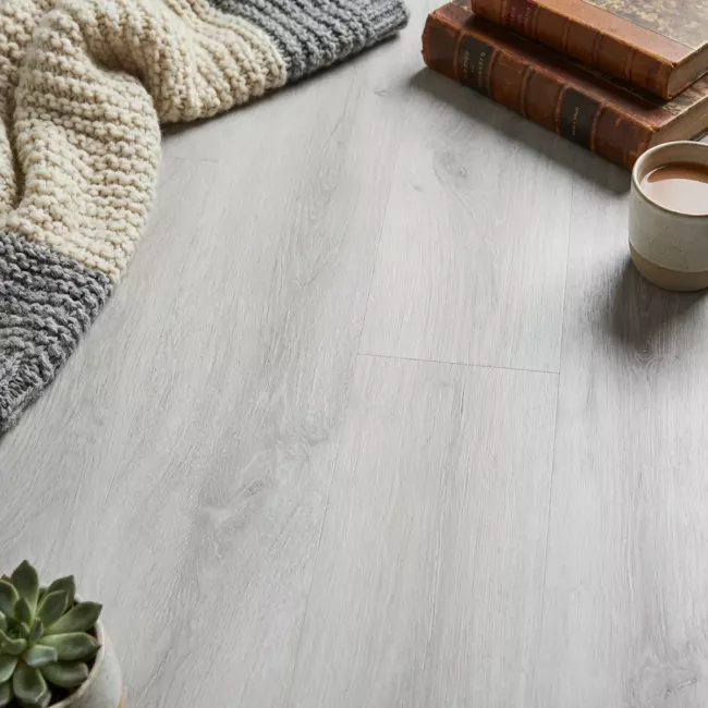 Universal Rigid Click Vinyl Flooring Glazed Ash