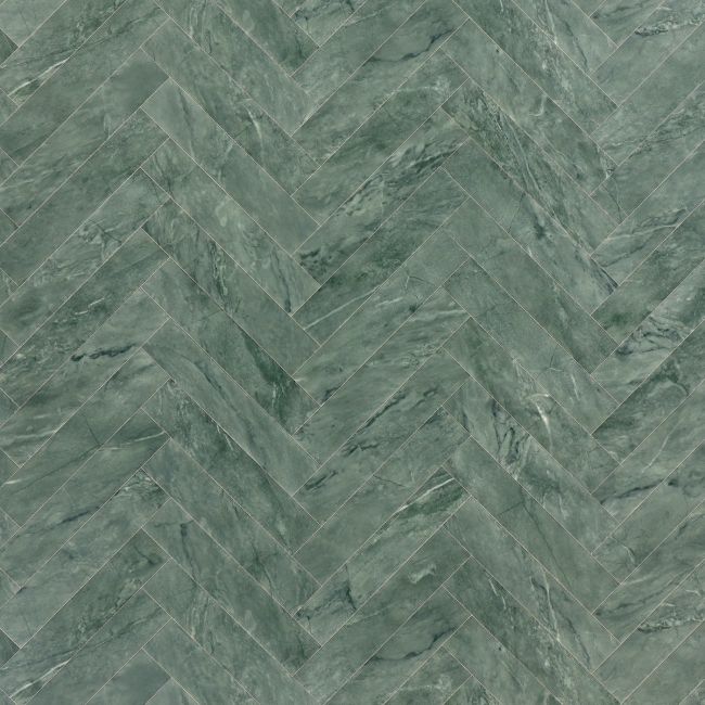 Carrara Verde Spina Sheet Vinyl Flooring