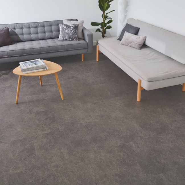 Karndean Van Gogh Volcanic Black VGT2406 Vinyl Floor Tiles