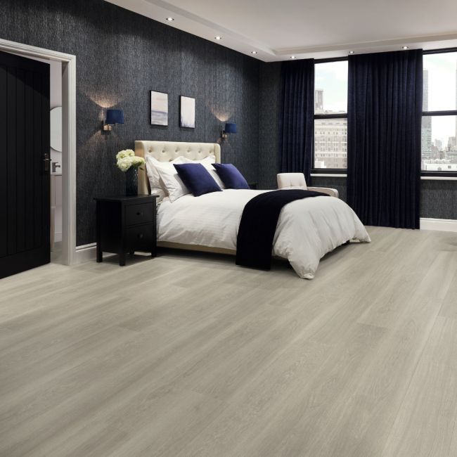 Karndean Van Gogh Rigid Core Grey Brushed Oak VGW120T-RKP Vinyl Floor Tiles