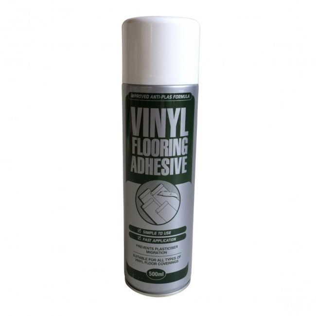 500Ml Anti Plasticizer Sheet Vinyl Flooring Spray Adhesive Can