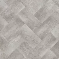 Arizona Concrete Herringbone Felt Back Vinyl Flooring