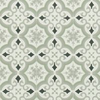 Spanish Tile Effect Felt Back Vinyl Flooring Sheet Marcela