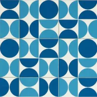 Popart Sapphire Blue Sheet Vinyl Flooring