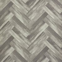 Rustic Wood Grey Washed Parquet Vinyl Flooring