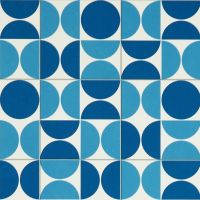 PopArt Sapphire Blue Sheet Vinyl Flooring