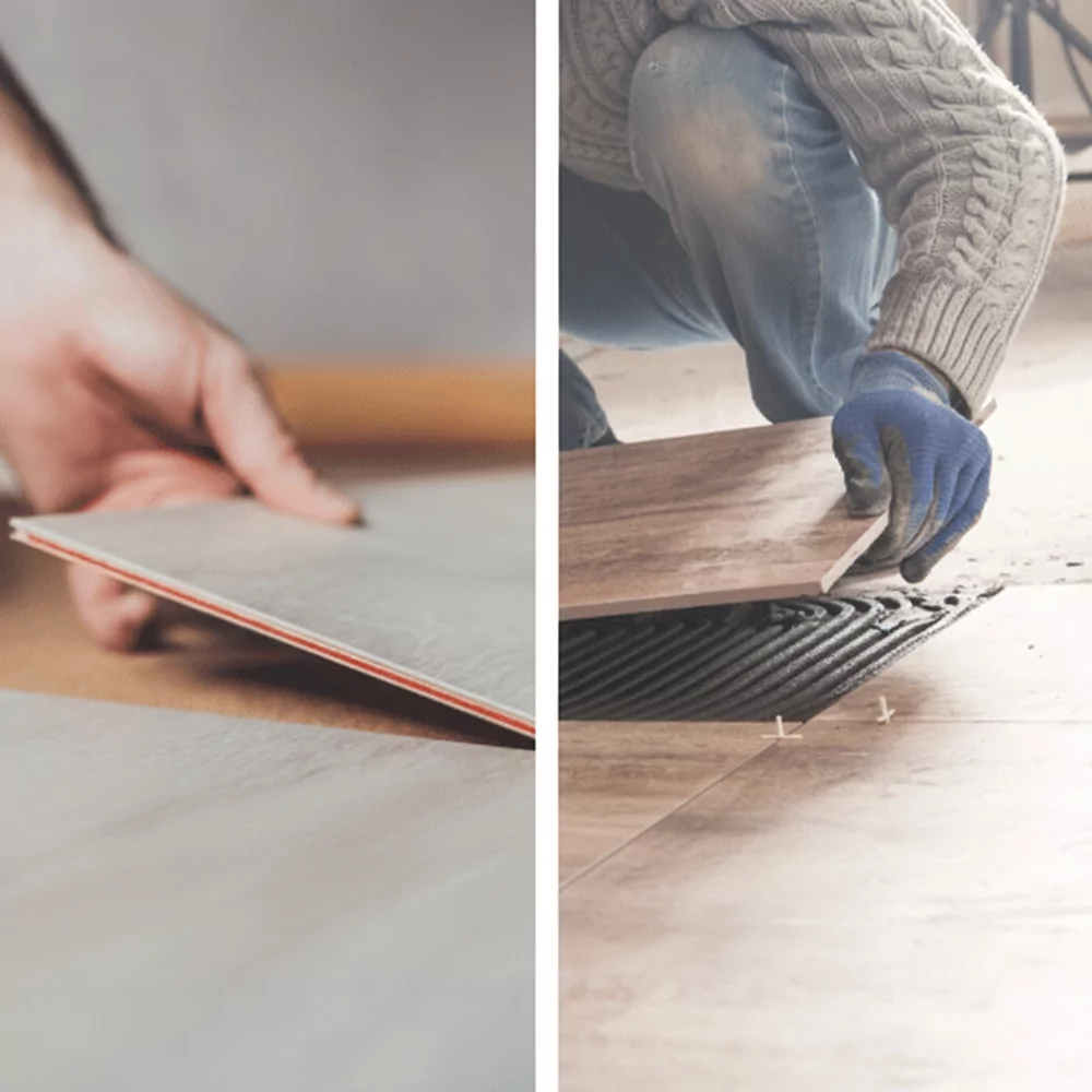 LVT Click Vs Glue Down
