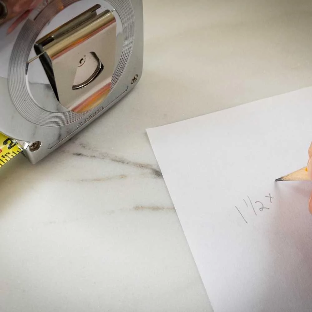 Measuring a room for flooring