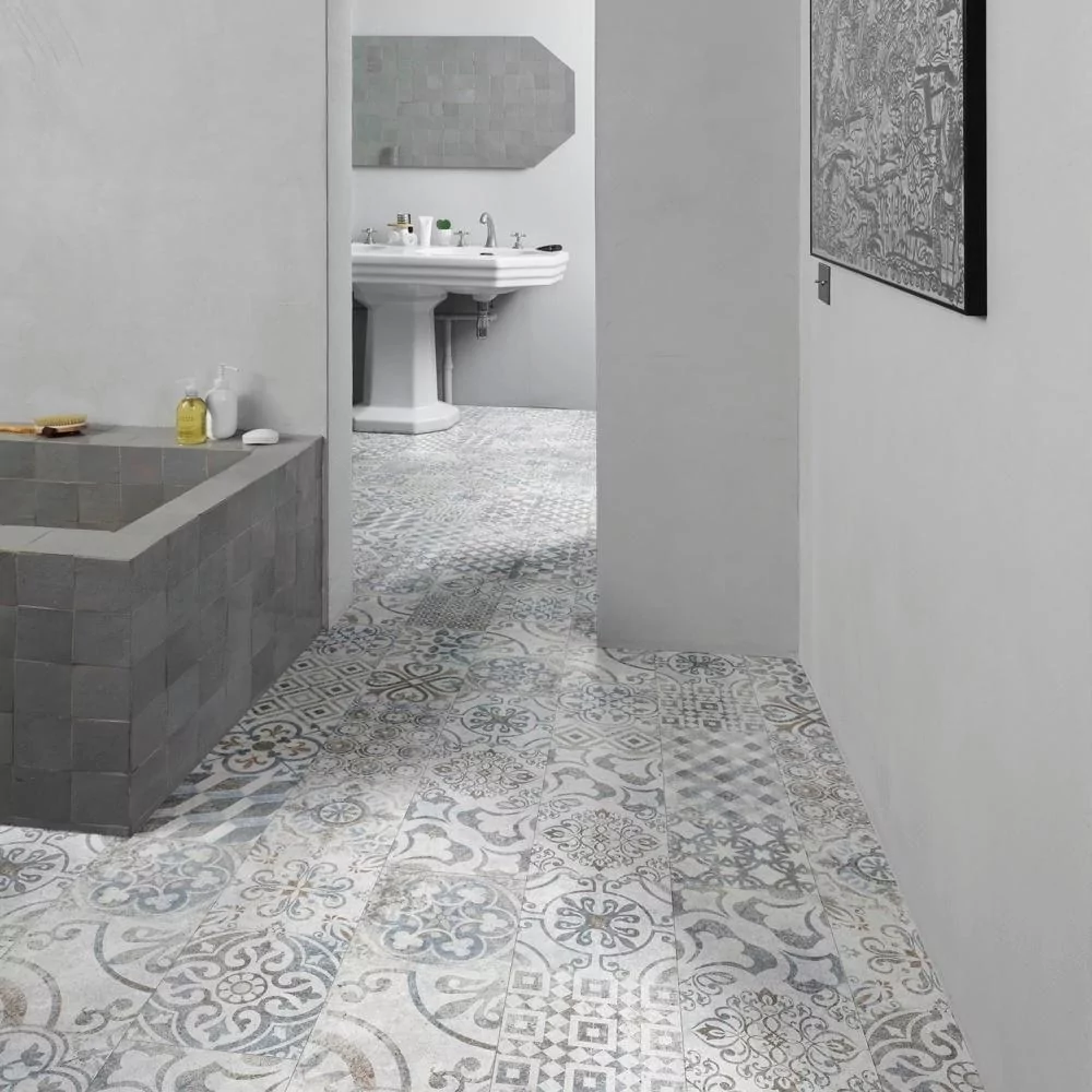 Berry Alloc Ocean Laminate Flooring Retro Chic Blue Grey