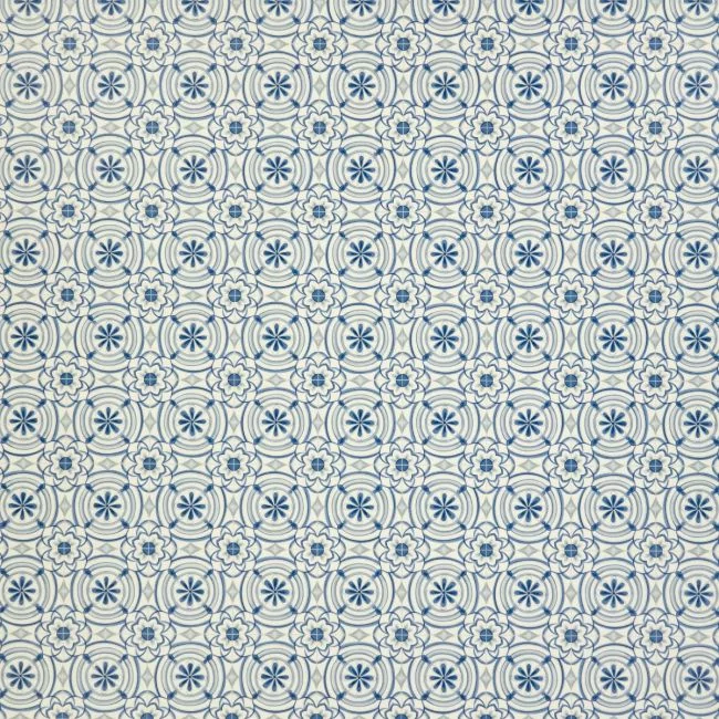 Aegean Porcelain Tile Effect Vinyl Flooring Roll