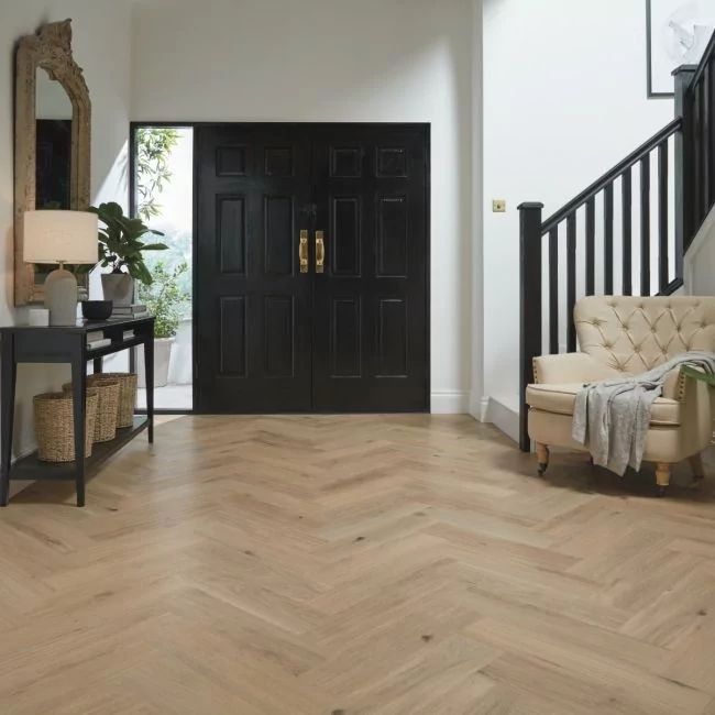 Karndean Van Gogh Canadian Urban Oak SM-VGW8116 Herringbone Vinyl Flooring