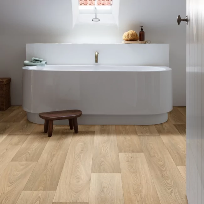 Lambert English Oak Felt Back Vinyl Flooring