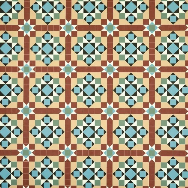 Tessellated Victorian Geometric Vinyl Flooring - ERA Barton