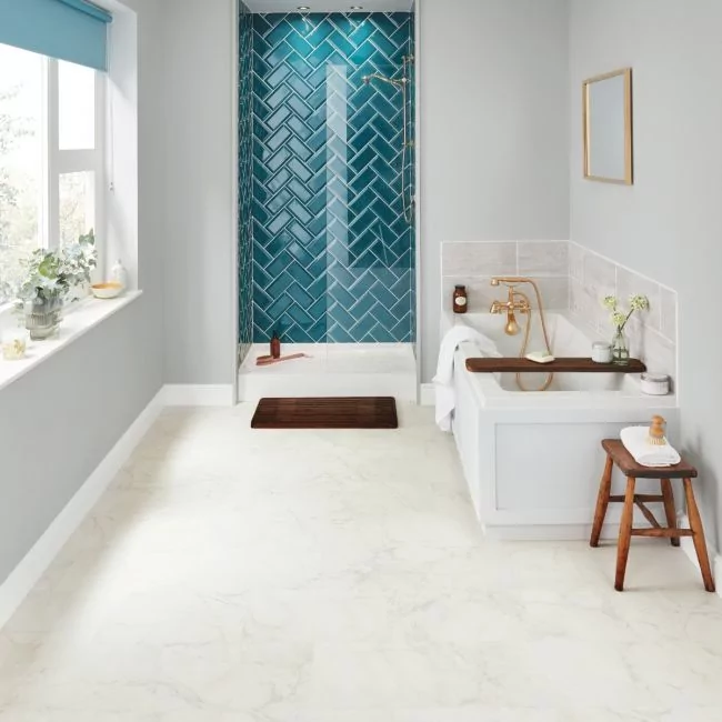 Karndean Knight Tile Frosted Marble ST26 Luxury Vinyl Floor Tiles