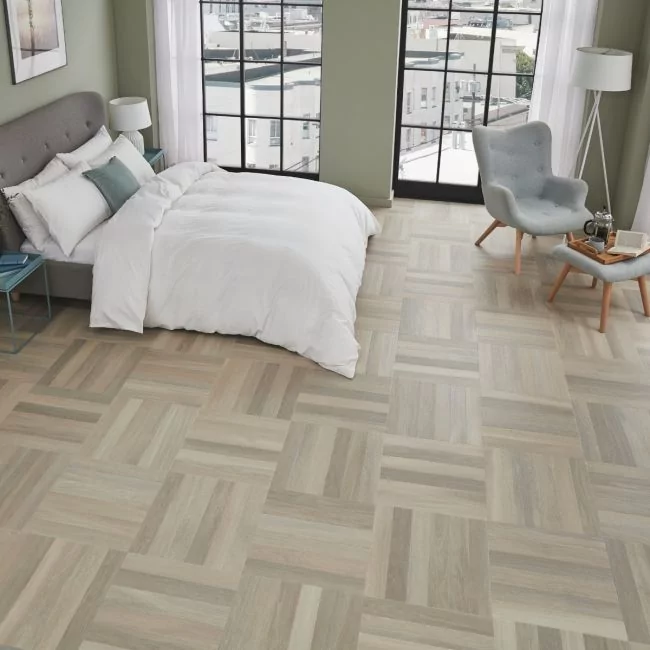 Karndean Art Select Glacier Oak Parquet SM-RL21 Luxury Vinyl Flooring