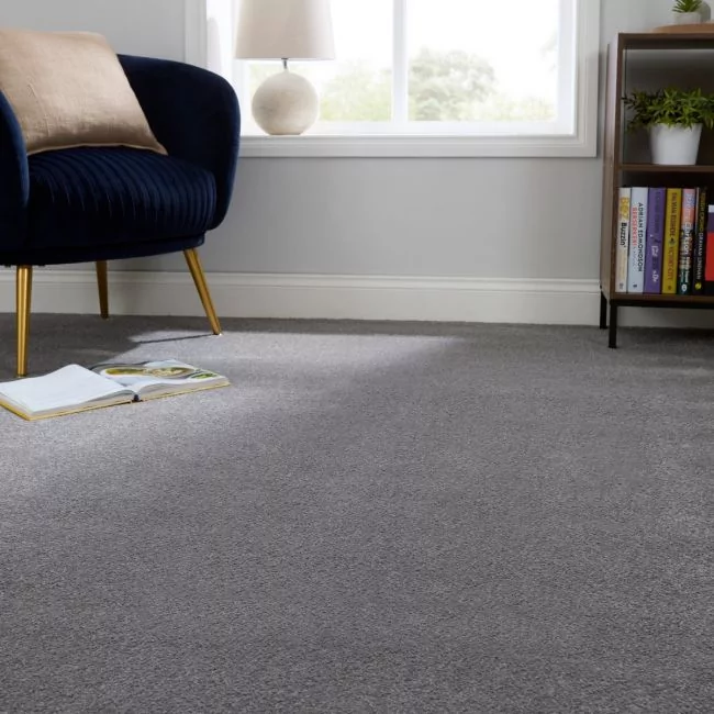 Grace Dolphin Deep Pile Saxony Carpet