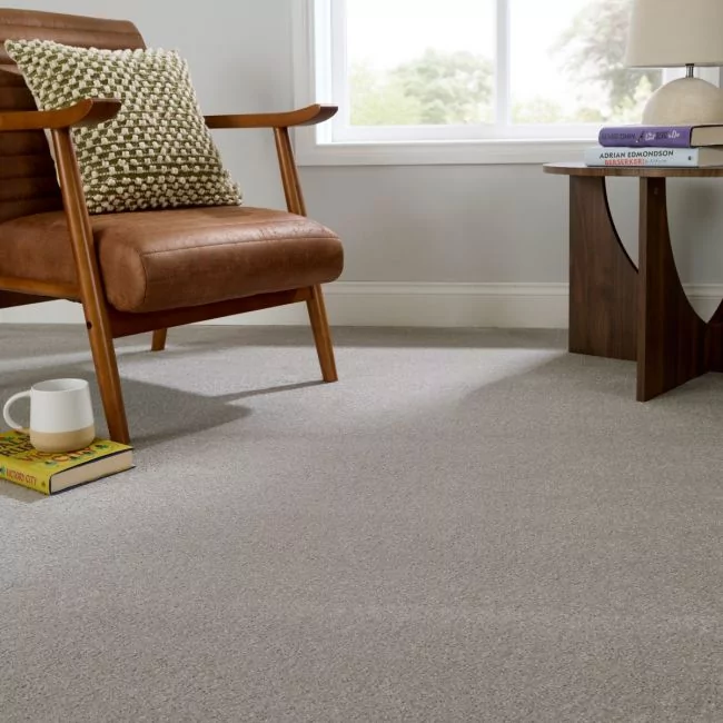 Grace Mink Deep Pile Saxony Carpet