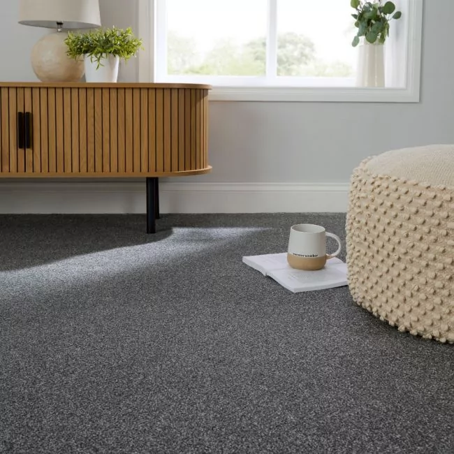 Grace Pigeon Deep Pile Saxony Carpet
