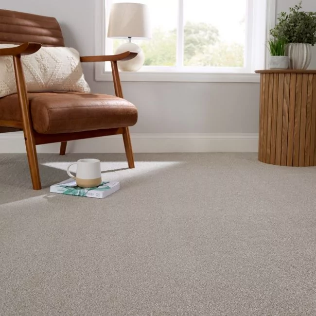 Grace Quartz Deep Pile Saxony Carpet