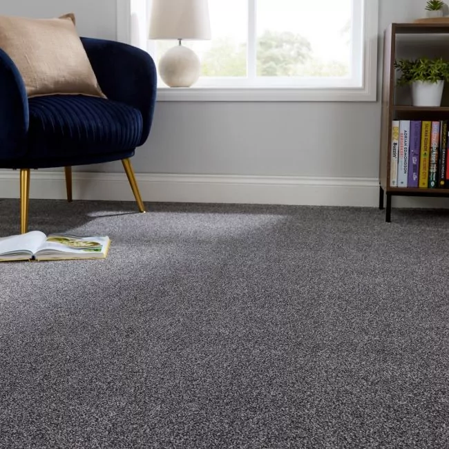 Grace Twilight Deep Pile Saxony Carpet