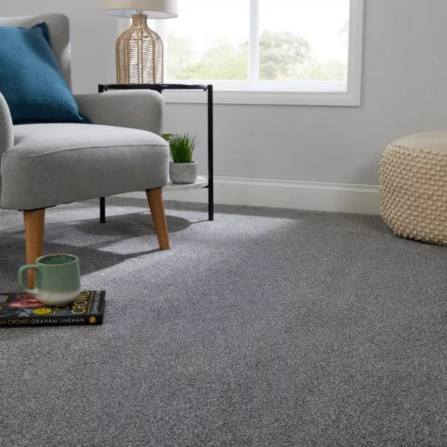 Joy Turtle Dove Luxury Saxony Carpet