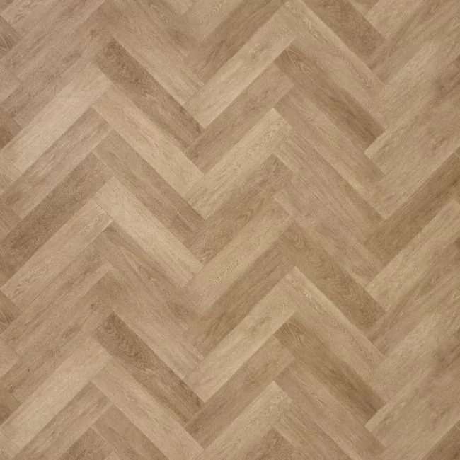 Lambert Blonde Oak Parquet Felt Back Vinyl Flooring