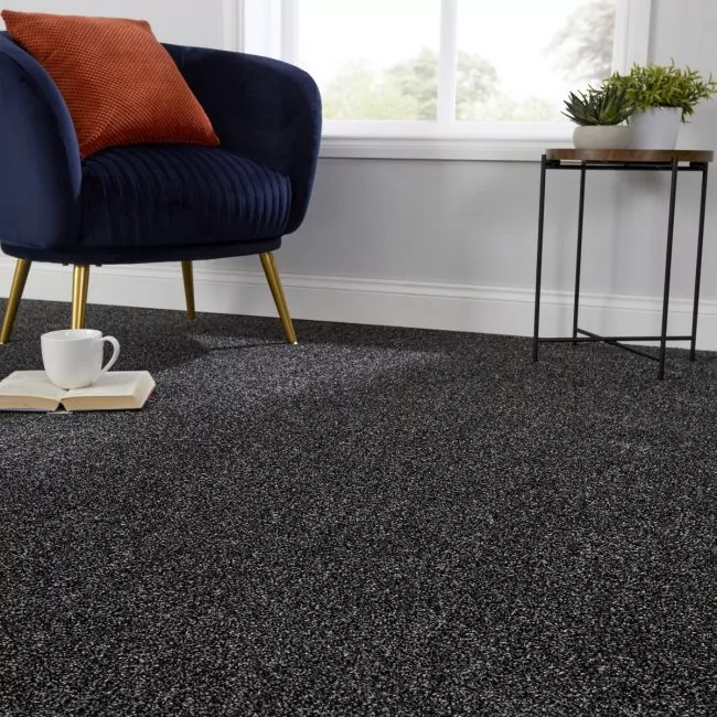 Leo Saxony Charcoal Deep Pile Carpet