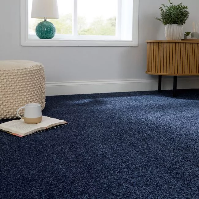 Leo Saxony Midnight Deep Pile Carpet