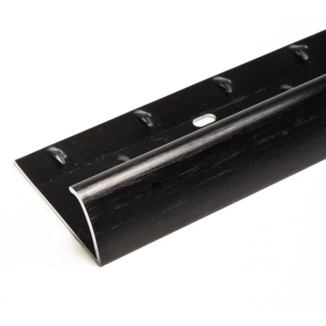 Premier Brushed Black Single Door Threshold