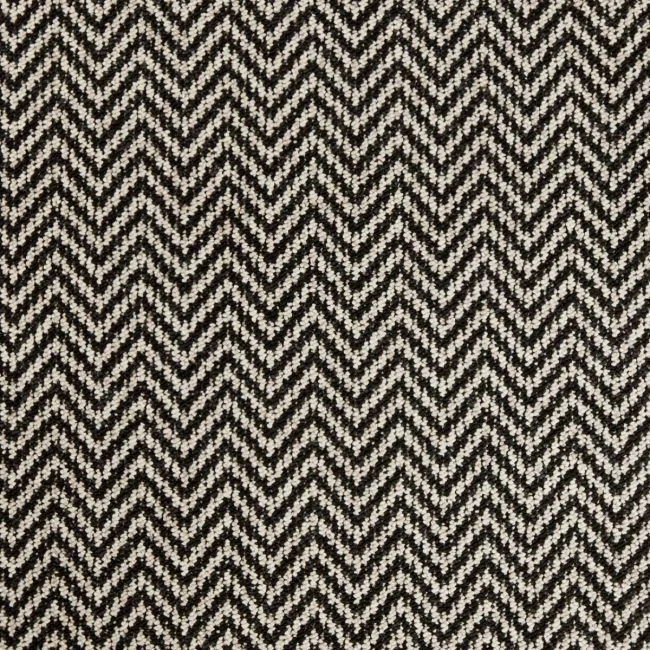 Pattern Play Black & White ZigZag Loop Pile Carpet