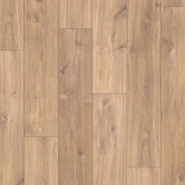 Wood Effect Laminate Flooring With 4V Bevelled Groove And Smooth Finish Midnight Oak Natural Clm1487