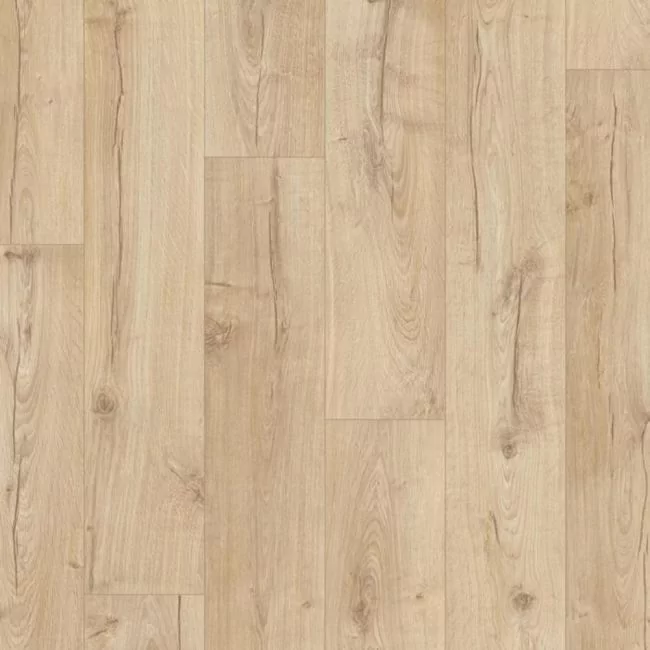 Impress 8Mm Laminate Flooring Classic Oak Beige Im1847 With Textured Finish And Hydroseal Joints