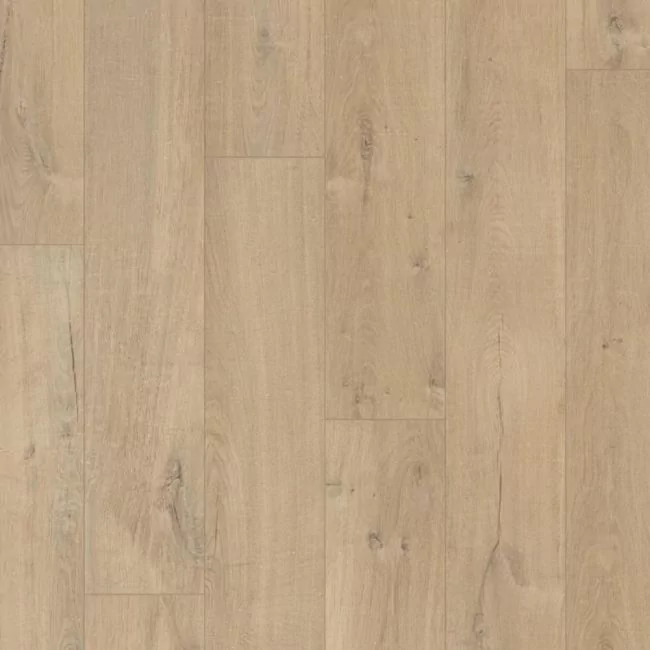 8Mm Quick Step Laminate Flooring Planks Soft Oak Medium Im1856 With Bevelled Edges And Textured Surface