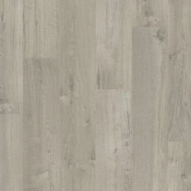Quick Step Impressive Ultra Soft Oak Grey 12Mm Laminate Flooring Planks For Kitchens, Bathrooms And Utility Rooms