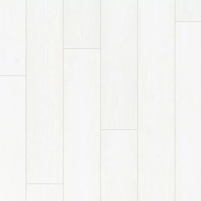 12Mm White Wood Effect Laminate Flooring Planks With Textured Finish And Bevelled Edges Impressive Ultra Imu1859