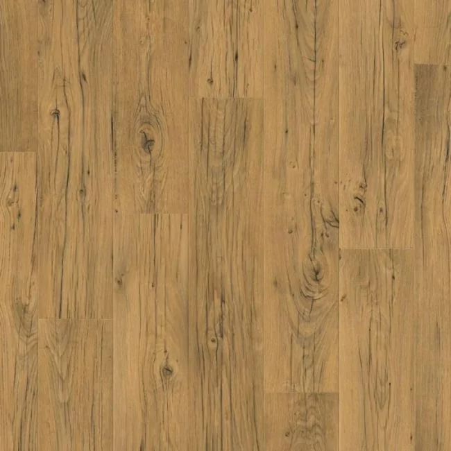 Quickstep Signature Sig4767 Cracked Oak Natural Laminate Flooring Planks With 4V Bevelled Edges 