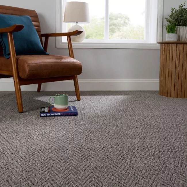 Resilience Iron Herringbone Loop Carpet