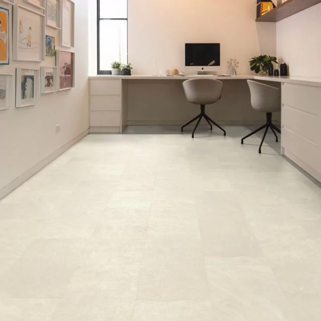 Karndean Knight Tile Rigid Core Ivory Riven Slate SCB-ST18-18 LVT