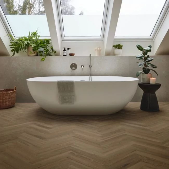 Karndean Knight Tile Herringbone Duxbury Acacia SM-KP161